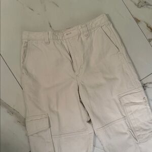 TNA Cream Cargo Shorts